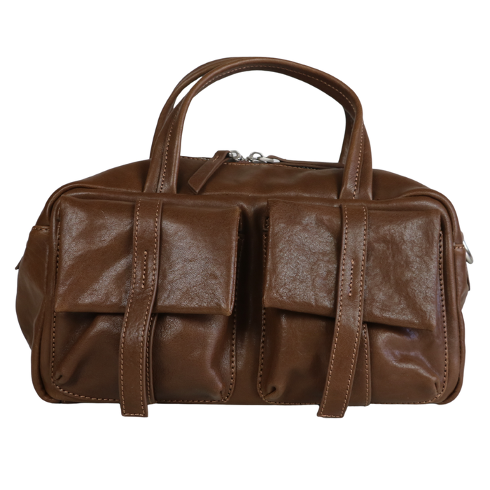#207 Small Leather Satchel - No Concealment