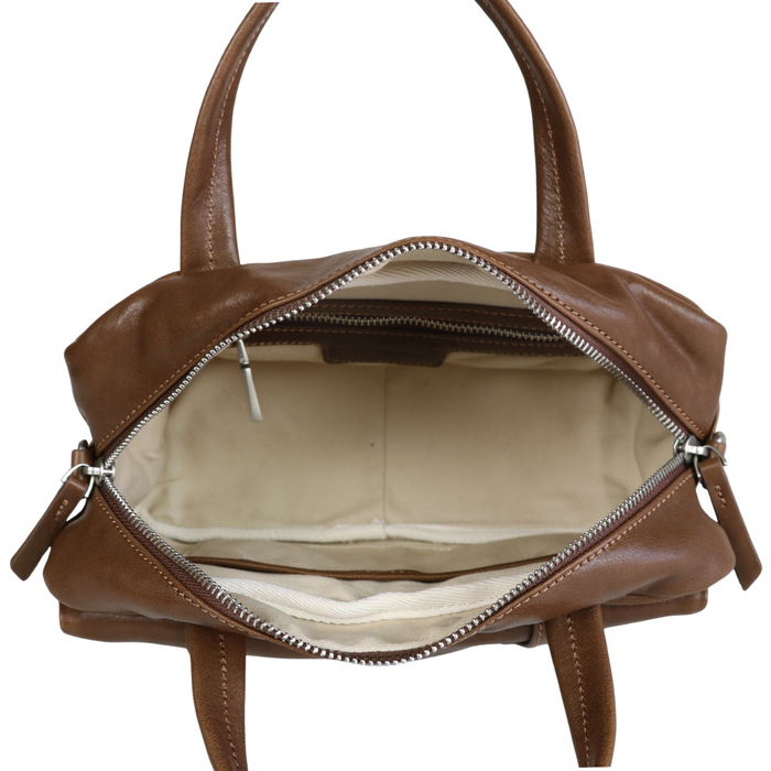#207 Small Leather Satchel - No Concealment
