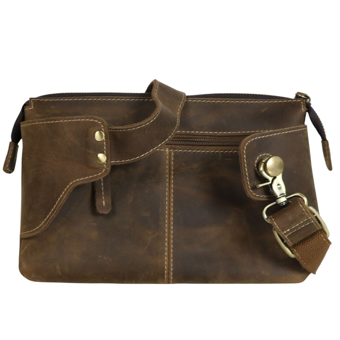 Quick Access Concealed Carry Sling Bag back