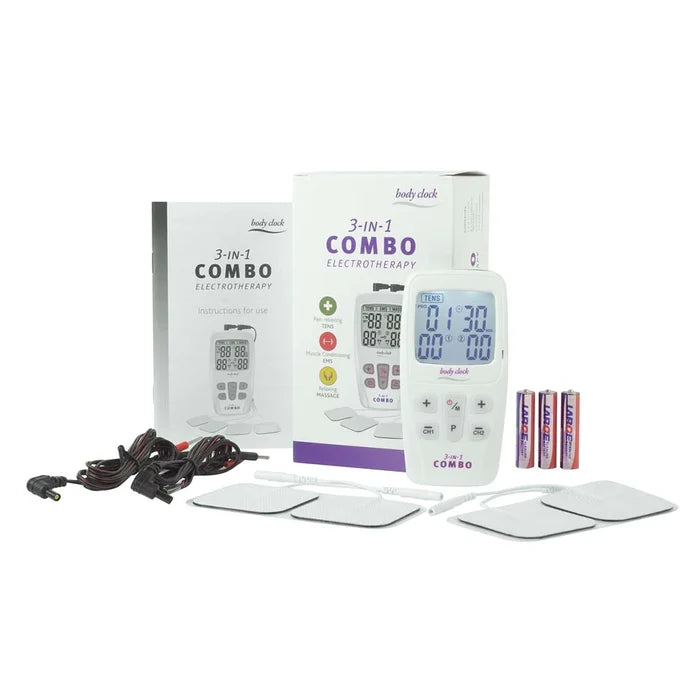 3 in 1 Combo electrotherapy device pack for TENS EMS and pelvic floor therapy