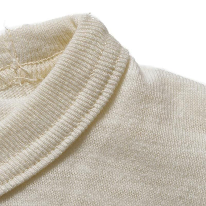 4800 7/8 SLEEVE BASEBALL TEE MAC'S FAMOUS BAR - CREAM/NAVY