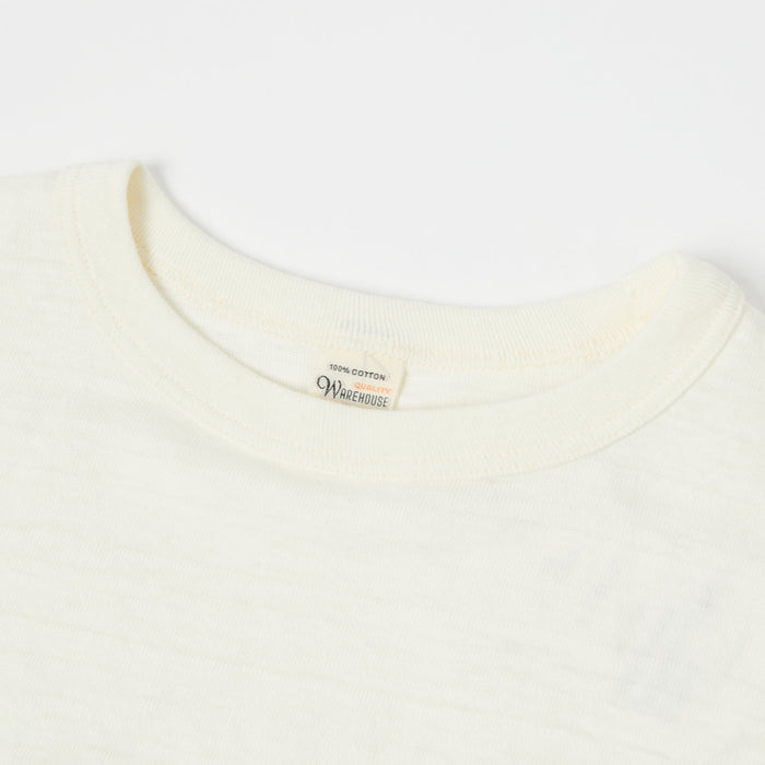 4800 7/8 SLEEVE BASEBALL TEE PLAIN - CREAM/L.GREEN