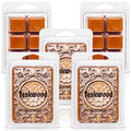 5 Pack - Teakwood - Rustic, Earthy, Sweet Scented Melt- Maximum Scent Wax Cubes/Melts - 2 Ounces x 5 Packs = 10 Ounces - The Candle Daddy