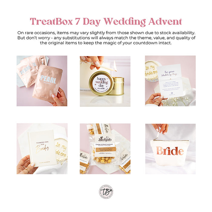 7 Day Wedding Advent Countdown