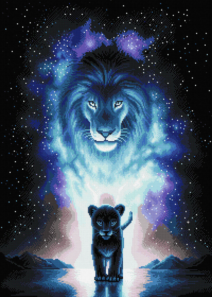 Diamond Painting A King's Path 20" x 28″ (51cm x 71cm) / Square With 30 Colors Including 2 ABs / 56,000