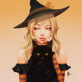 Diamond Painting A Little Witchy 20" x 20" (51cm x 51cm) / Square With 34 Colors Including 3 ABs / 40,401