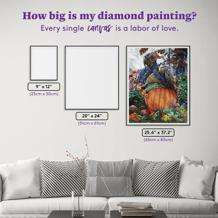 Diamond Painting A Pirate‘s Life for Me 25.6" x 32.7" (65cm x 83cm) / Square with 65 Colors including 2 ABs and 3 Fairy Dust Diamonds / 86,913