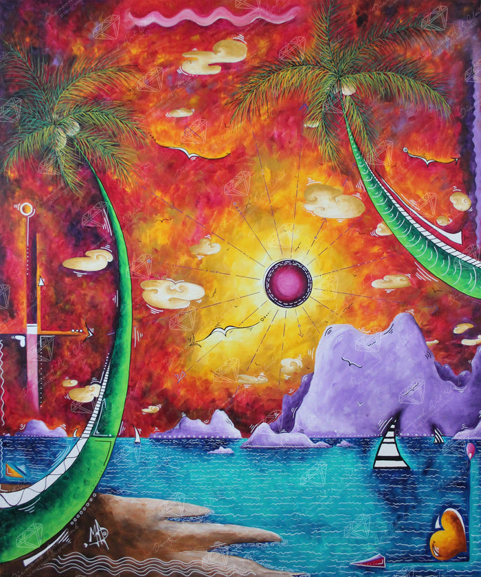 Diamond Painting A World Awaits 21.7" x 26.0″ (55cm x 66cm) / Square With 43 Colors Including 2 ABs / 55,944