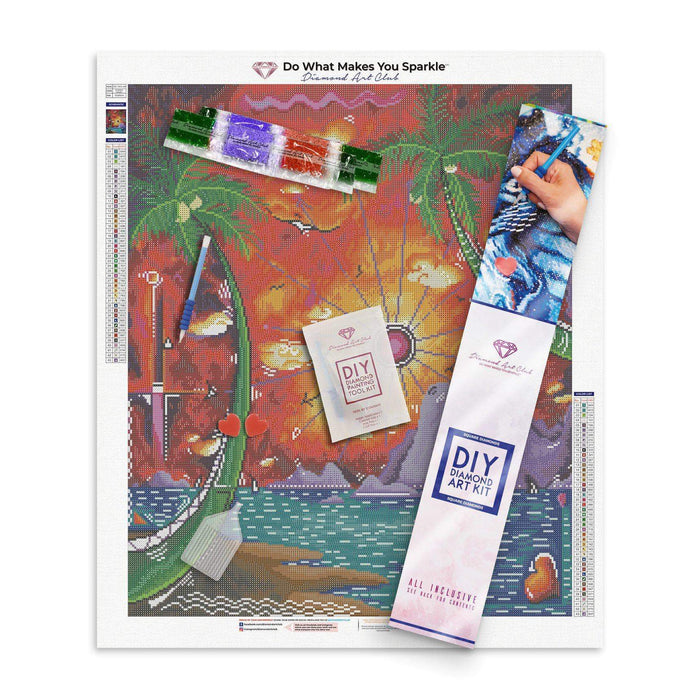 Diamond Painting A World Awaits 21.7" x 26.0″ (55cm x 66cm) / Square With 43 Colors Including 2 ABs / 55,944