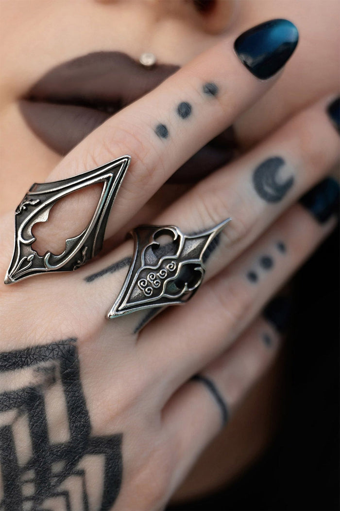 medieval goth ring