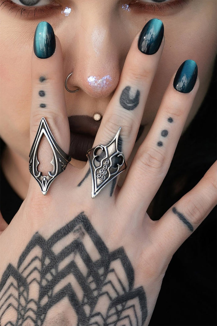 weaponry inspired ring