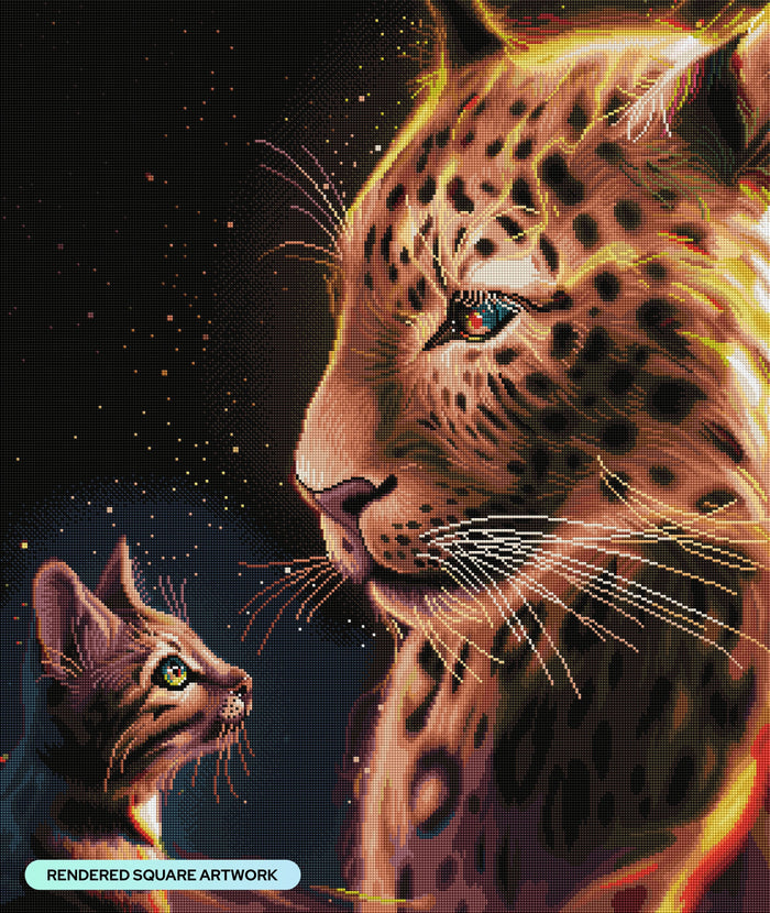 Diamond Painting Admiration 27.6" x 32.7" (70cm x 83cm) / Square with 43 Colors including 2 ABs and 2 Fairy Dust Diamonds / 93,573
