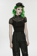 womens fishnet shirt