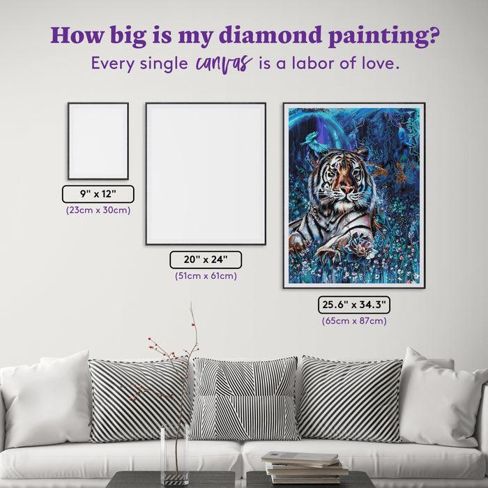Diamond Painting After the Rain 25.6" x 34.3" (65cm x 87cm) / Square with 63 Colors including 3 ABs and 3 Fairy Dust Diamonds / 91,089