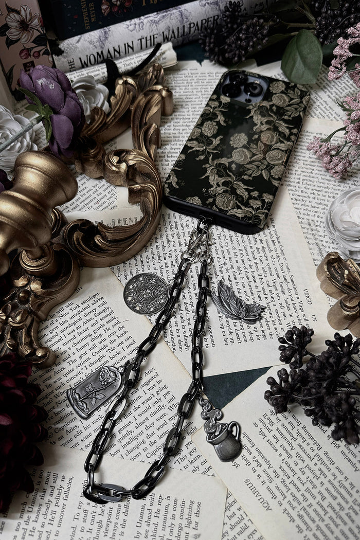 gothic phone strap