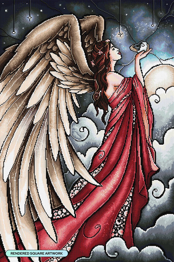 Diamond Painting All Guineas DO Go to Heaven 25.6" x 38.6" (65cm x 98cm) / Square With 53 Colors including 2 AB and 2 Fairy Dust Diamonds / 102,573