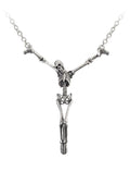 hanging skeleton necklace