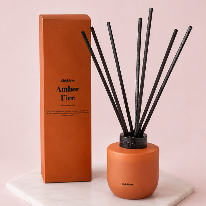 Amber Fire Core Reed Diffuser