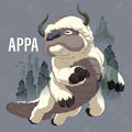 Diamond Painting Appa 22" x 22" (55.8cm x 55.8cm) / Square with 22 Colors including 1 AB and 1 Fairy Dust Diamond / 50,176