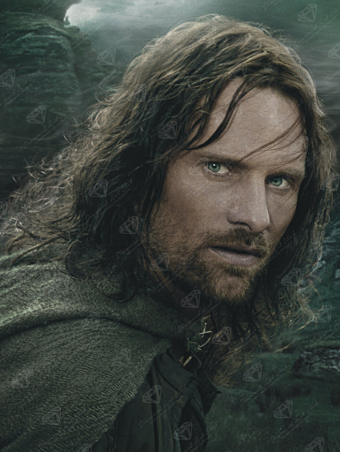 Diamond Painting Aragorn 27.6" x 36.6" (70cm x 93cm) / Square with 39 Colors / 104,813