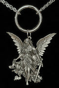 gothic angel pendant necklace