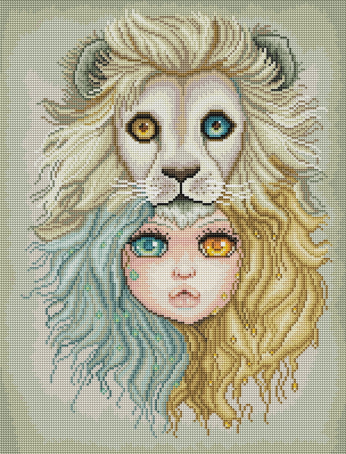 Diamond Painting Aria 17" x 22" (42.6cm x 55.8cm) / Round with 48 Colors including 3 ABs / 30,248
