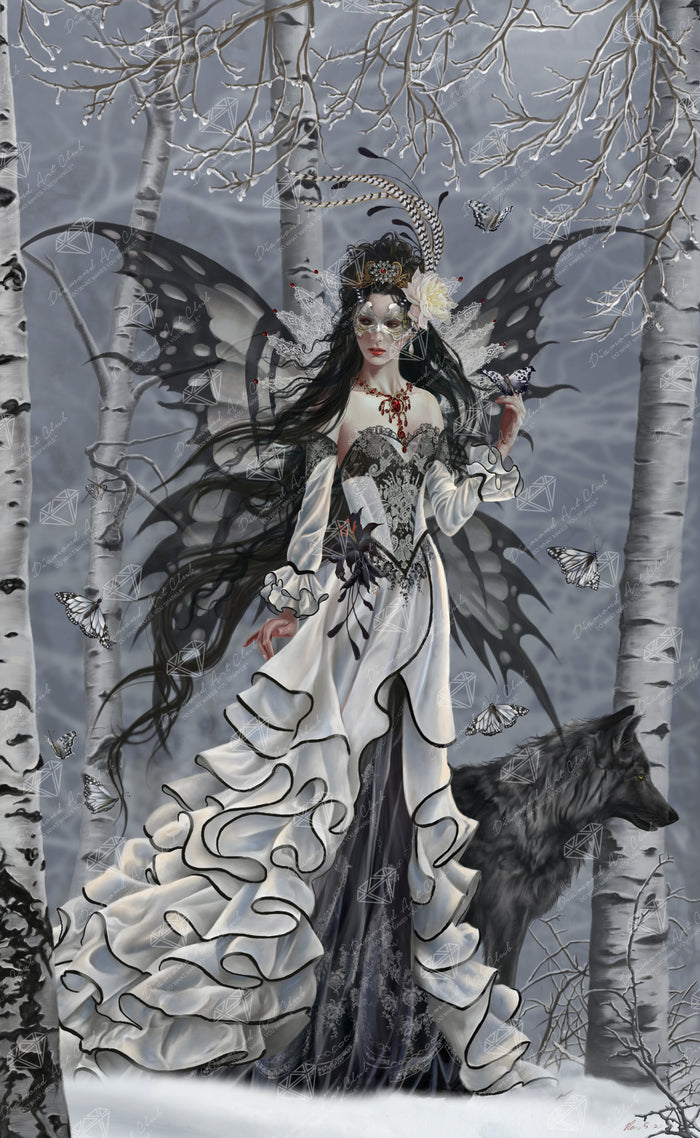 Diamond Painting Aveliad 27.6" x 44.9" (69.9cm x 113.8cm) / Square with 34 Colors including 1 AB and 1 Electro Diamond and 3 Fairy Dust Diamonds / 128,417