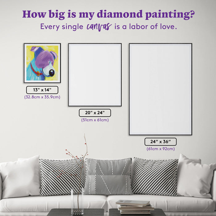 Diamond Painting Bacon? 13" x 14" (32.8cm x 35.9cm) / Round with 33 Colors including 2 ABs / 14,976