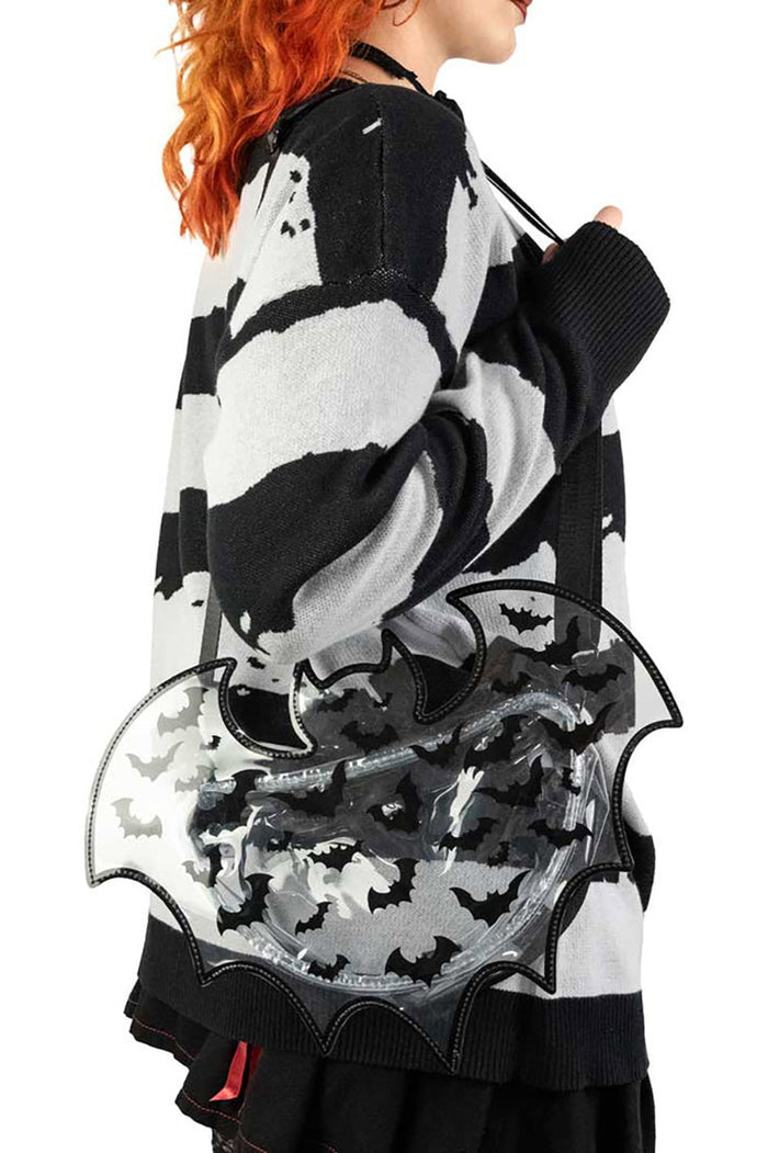 clear vinyl gothic bag for concerts
