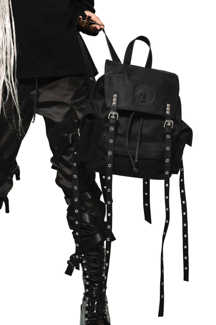 gothic eyelet backpack