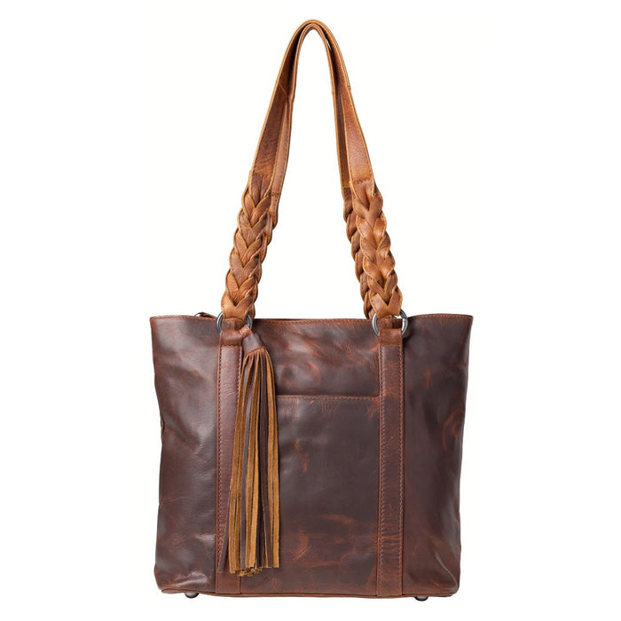 Bella Concealed Carry Tote Cognac