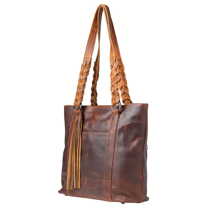 Bella Concealed Carry Tote Cognac
