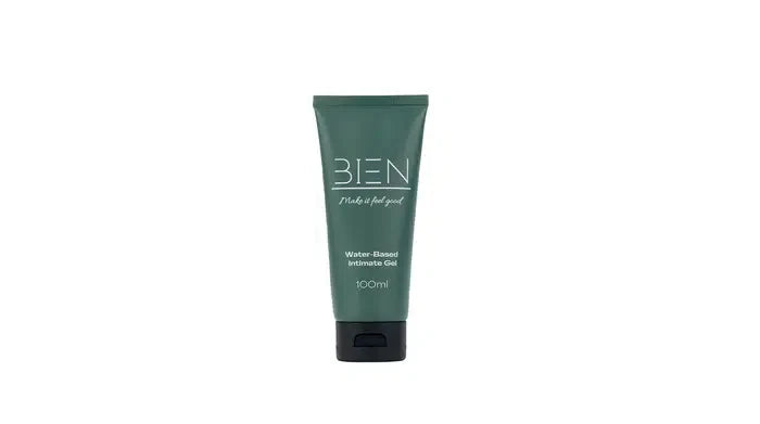 BIEN water based intimate gel 100ml product packaging front view
