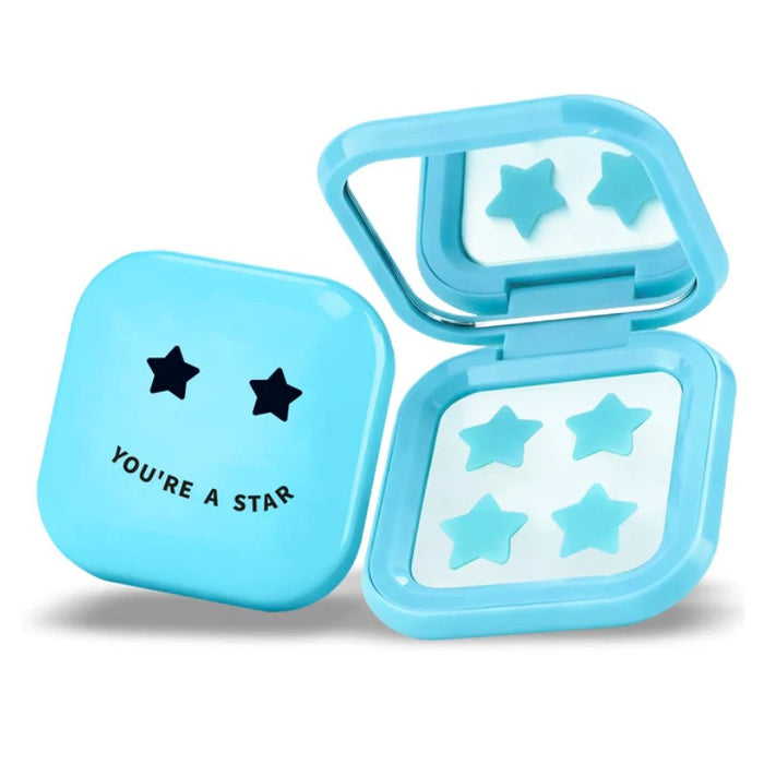 BIOVENE PIMPLE STAR PATCHES & MIRROR CASE BLUE-32 PATCHES