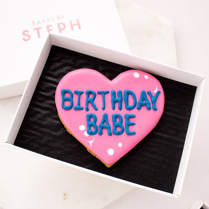 Birthday Babe Baked By Steph Vanilla Cookie