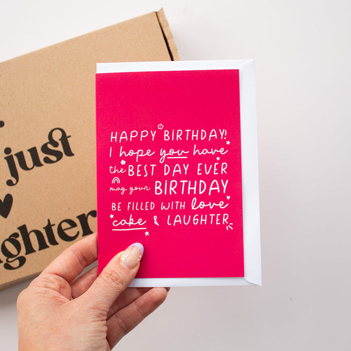 Birthday, Best Day A6 Card | Add on