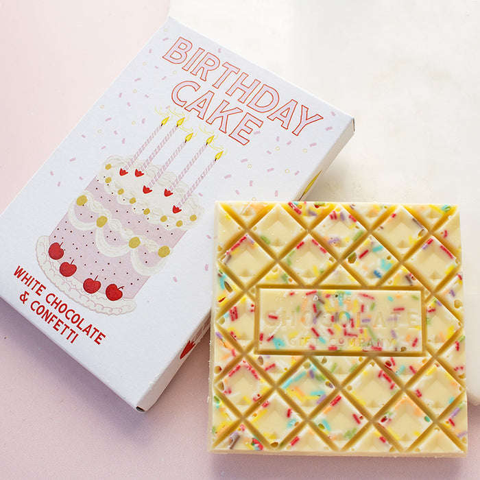 Birthday Cake White Chocolate Confetti Bar