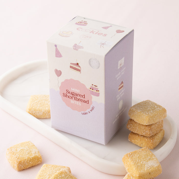 Birthday Mini Sugared Mini Shortbread Bites