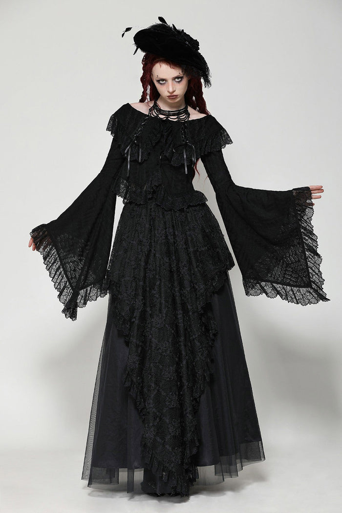 steampunk maxi skirt
