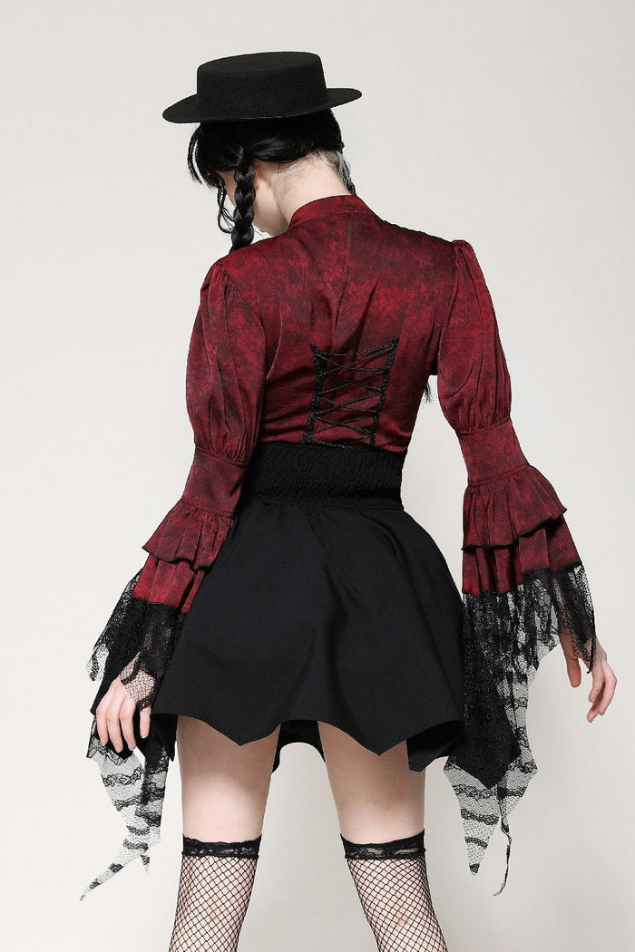 gothic valentine's day top