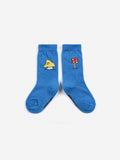 Bobo Choses | Accessoires | Mush Monster long socks | Blue