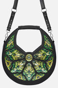green crescent bag