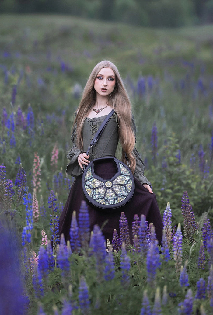 restyle green crescent bag