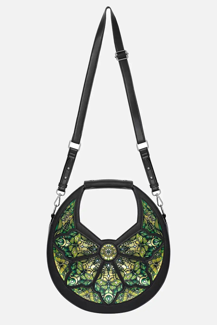 round green crescent bag