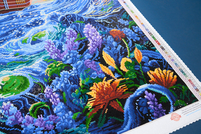 Diamond Painting Bountiful Voyage 27.6" x 37" (70cm x 94cm) / Square with 66 Colors including 2 ABs and 3 Fairy Dust Diamonds / 105,937