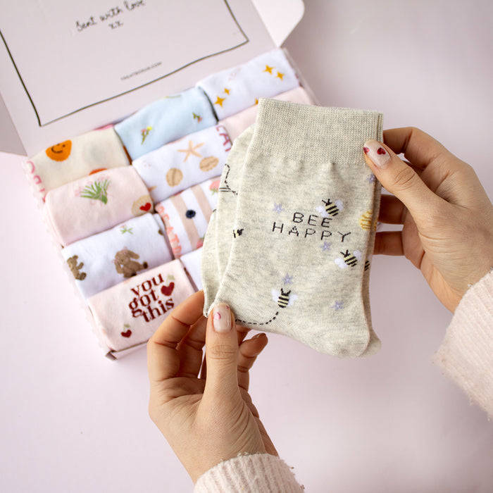 Box of 4, 8 or 12 Socks Set | Ready to go TreatBox