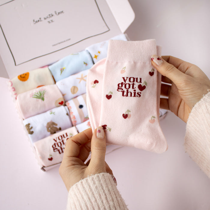 Box of 4, 8 or 12 Socks Set | Ready to go TreatBox