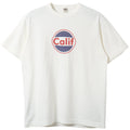 BR-26001 "TSURIAMI" CREW NECK S/S PRINT T-SHIRT (CALIF) - WHITE