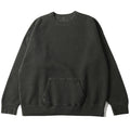 BR-3041PG "STANDARD" COZUN PLANE CREWNECK SWEATSHIRT PIGMENT DYE - BLACK