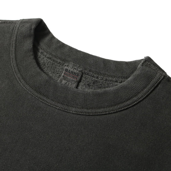 BR-3041PG "STANDARD" COZUN PLANE CREWNECK SWEATSHIRT PIGMENT DYE - BLACK